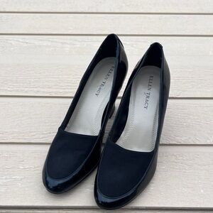 Black wedge dress pump size 9.5M  ADDY — Ellen Tracy